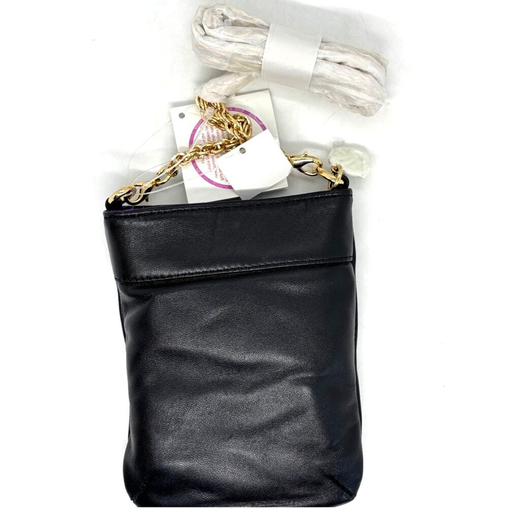 NWT AG AMALIA Gomez Flip Bag Italian Leather Crossbody MINI Bag Adjustable Chain